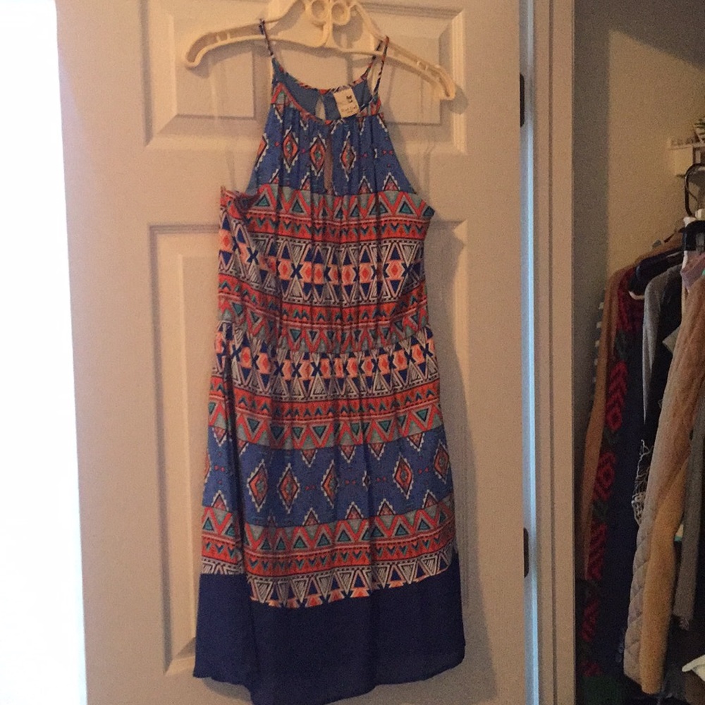 Brand new blue/orange dress from Red Dress